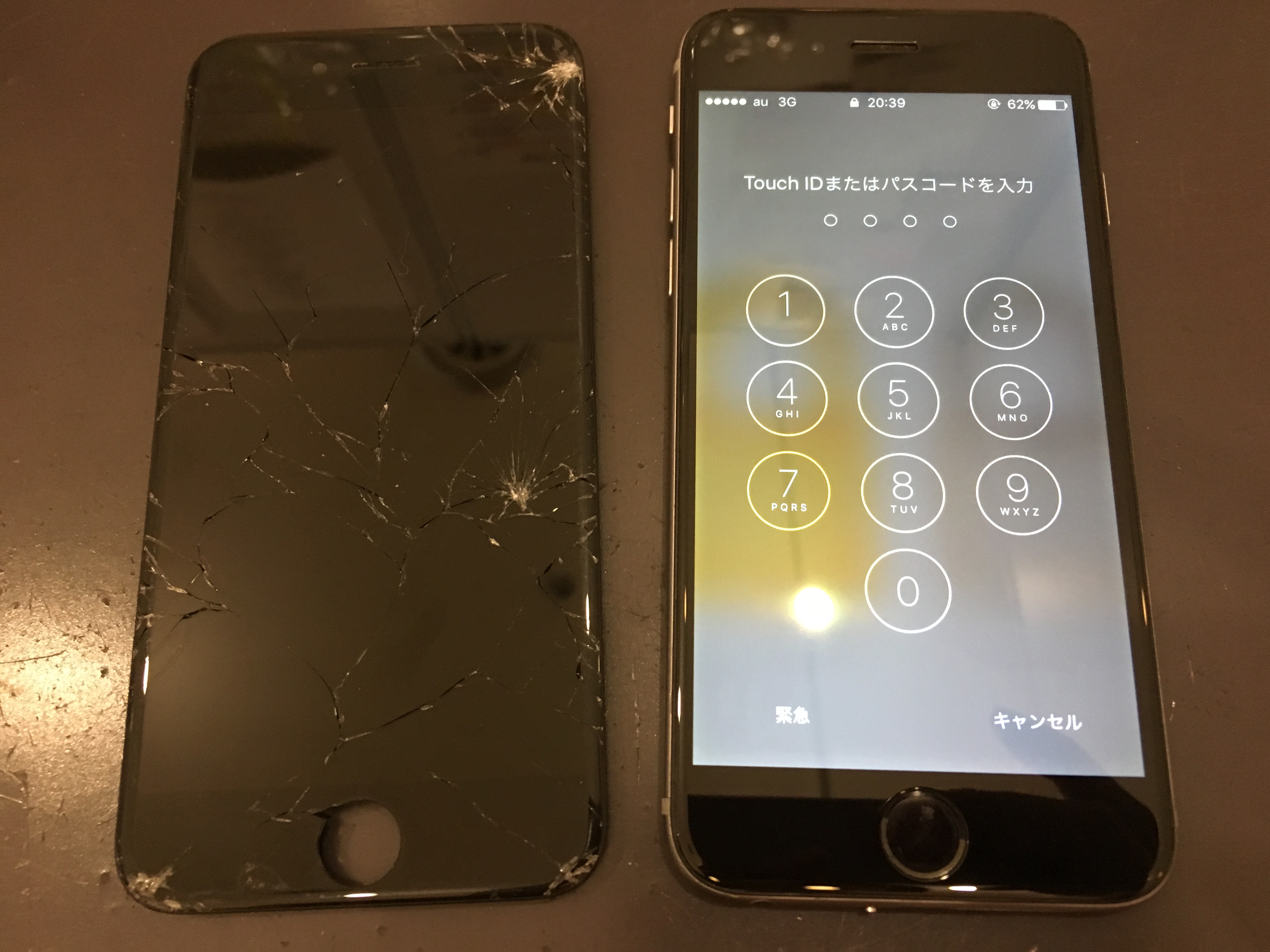 Iphone6s ガラス液晶修理の様子をご覧ください 京都 Iphone修理のアイプラス
