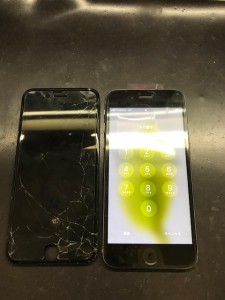 iPhone6 液晶画面割れ修理