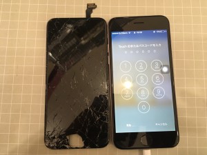 iPhone6s　画面修理200315