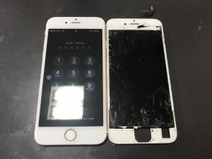 iPhone6s 液晶破損