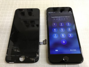iphone7　液晶表示不能