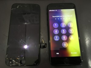 iPhone7　重度破損
