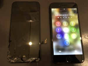 iphone7　重度破損