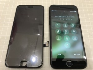 iphone7　ガラス破損