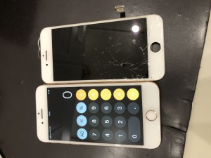 iPhone８画面修理