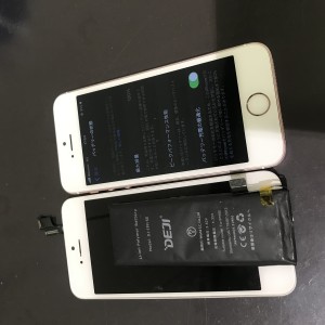 iPhoneSE　画面修理　バッテリー交換