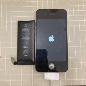 iphone4 バッテリー交換　京都駅