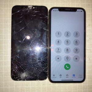 iPhone11Pro 画面割れ修理　京都