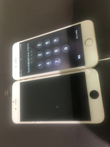 iPhone６画面修理　京都市南区久世よりご来店