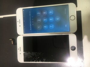 iPhone６s画面修理