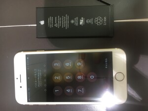 山科区椥辻iPhone６sバッテリー交換