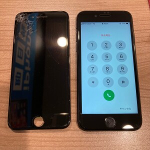iPhoneSE3　京都市伏見区北尼崎町　画面修理