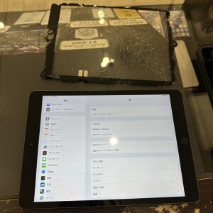 iPad6　ガラス割れ修理