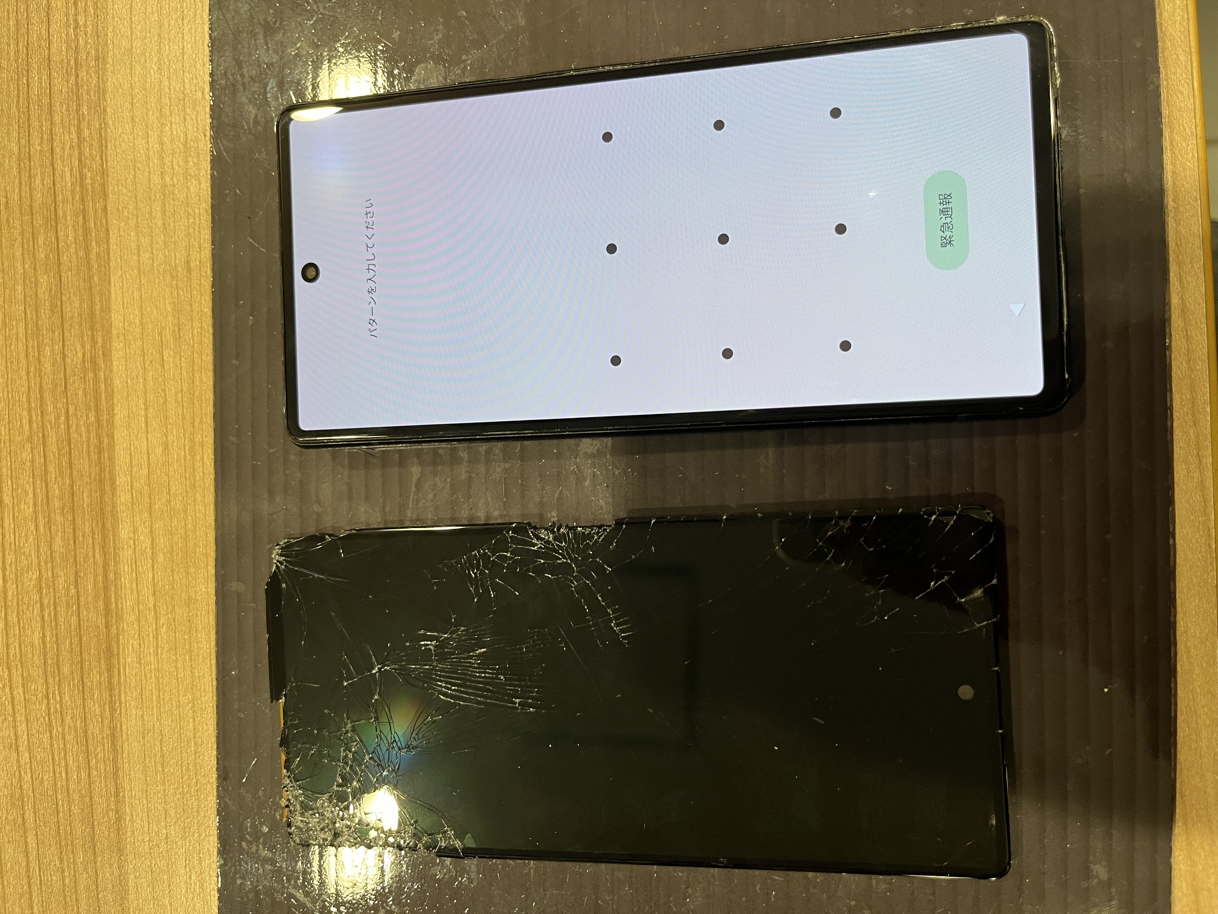Google pixel6フロントパネル