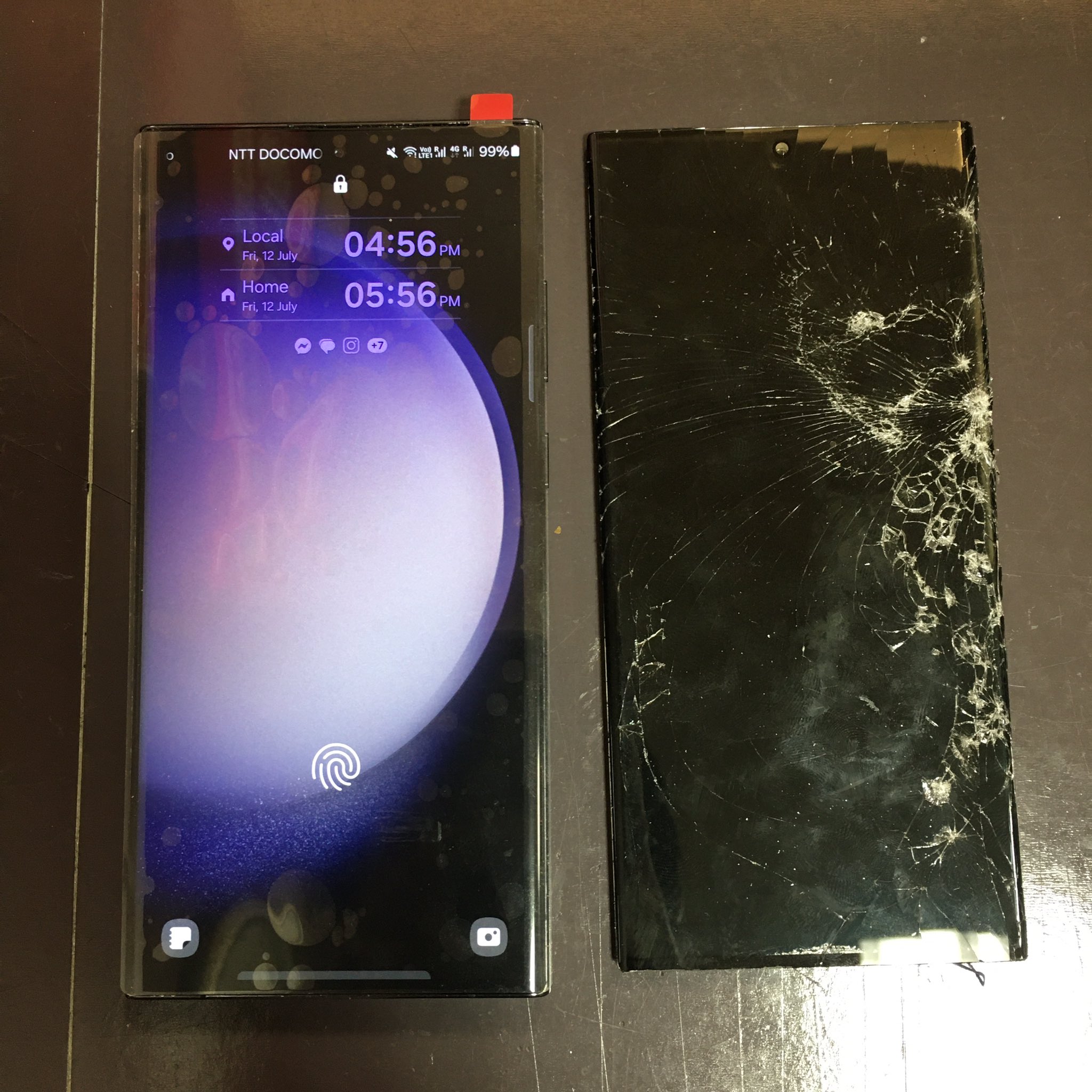 2024 0712 GalaxyS23ULTRA 即日修理　海外版　京都四条