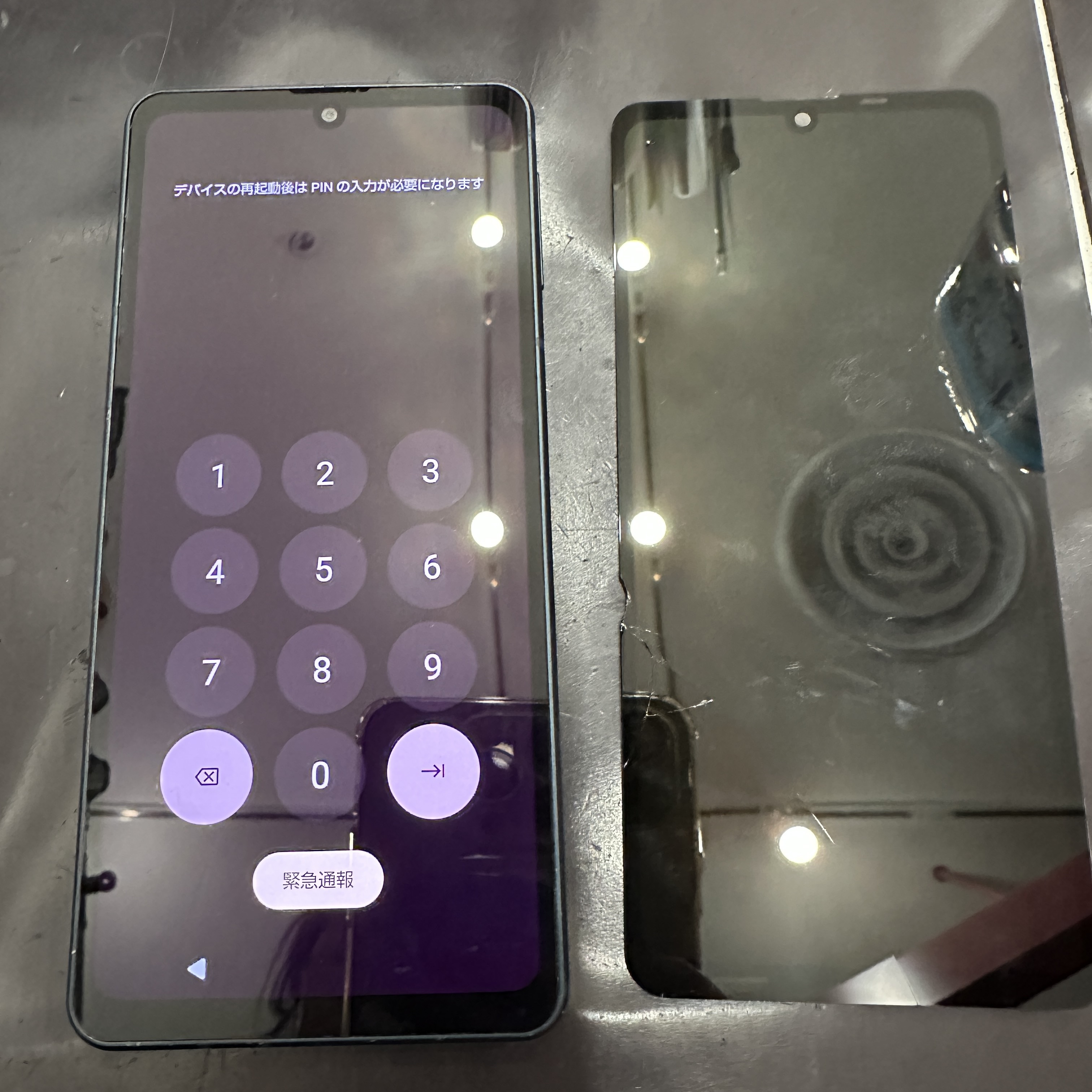 AQUOS8の画面修理を即日で