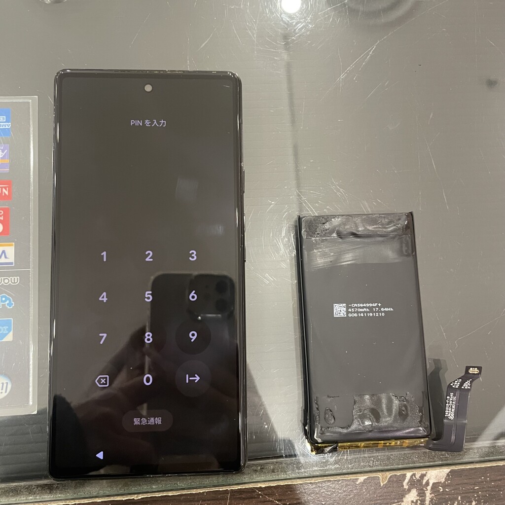 Google pixelバッテリー交換　東山区東福寺・東山駅周辺の即日修理